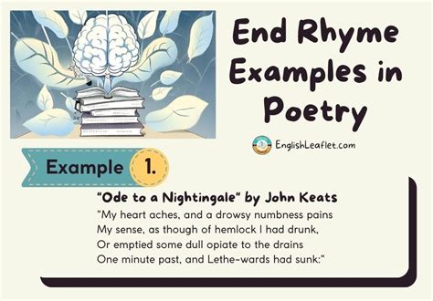 what is an end rhyme in poetry and how does it impact the overall flow of a poem?